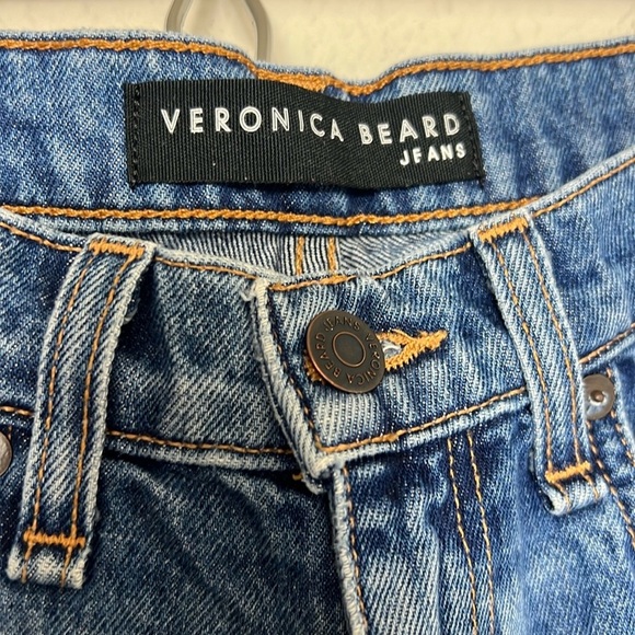 VERONICA BEARD INES GIRLFRIEND LACE-UP SIDE JEANS - Picture 4 of 10